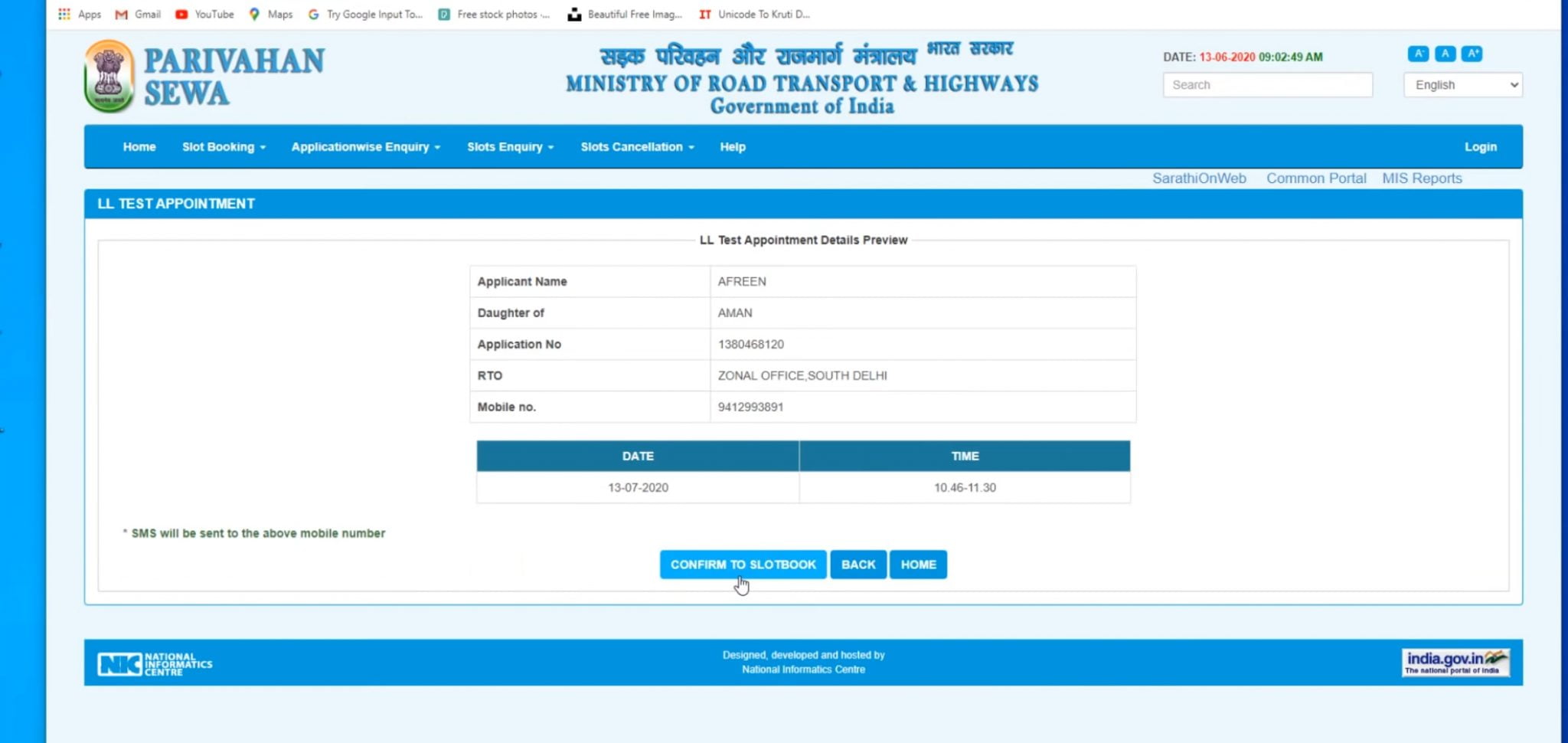 Driving Licence Online Apply In Bihar 2022 full process