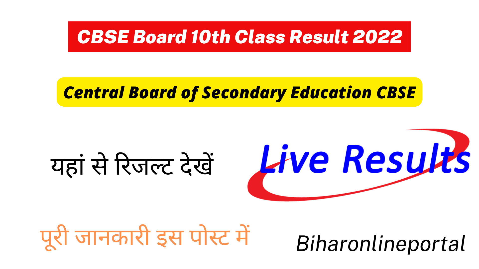 CBSE Board 10th Class Result 2022