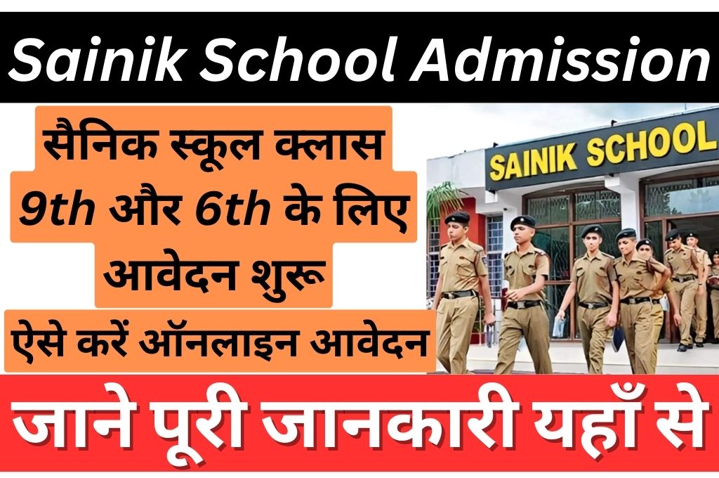 Sainik School Admission Form 2024-2025