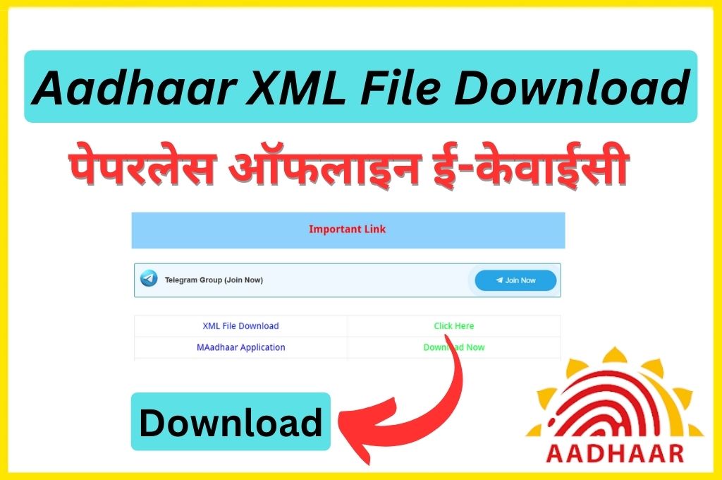 Aadhaar Offline E-Kyc XML File Download