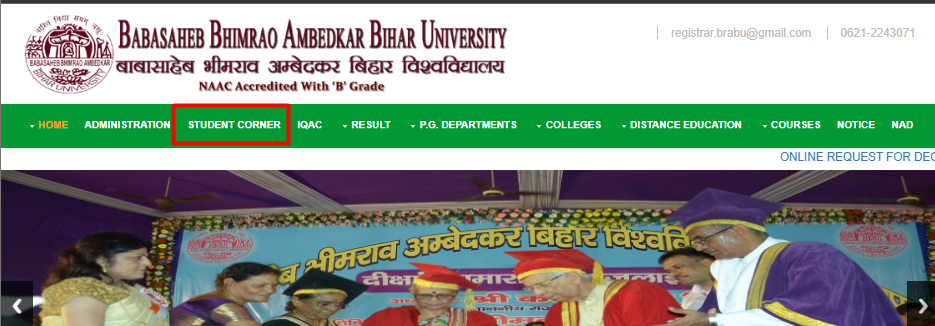 BRABU UG Admission 2023 26 Apply Online Notification