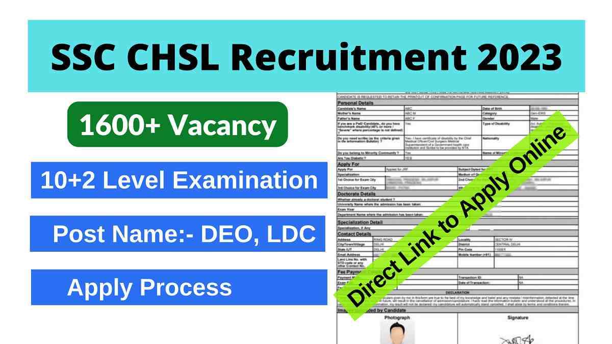 SSC CHSL Recruitment