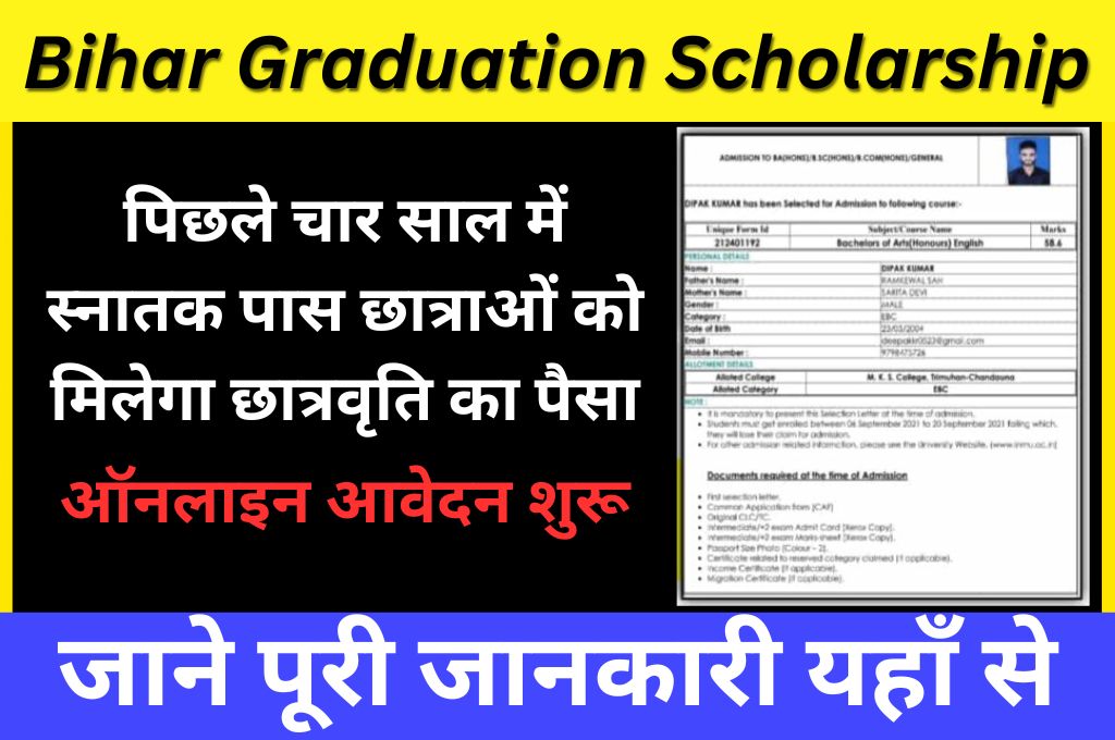 Bihar Post Matric Scholarship 2023 Online Apply