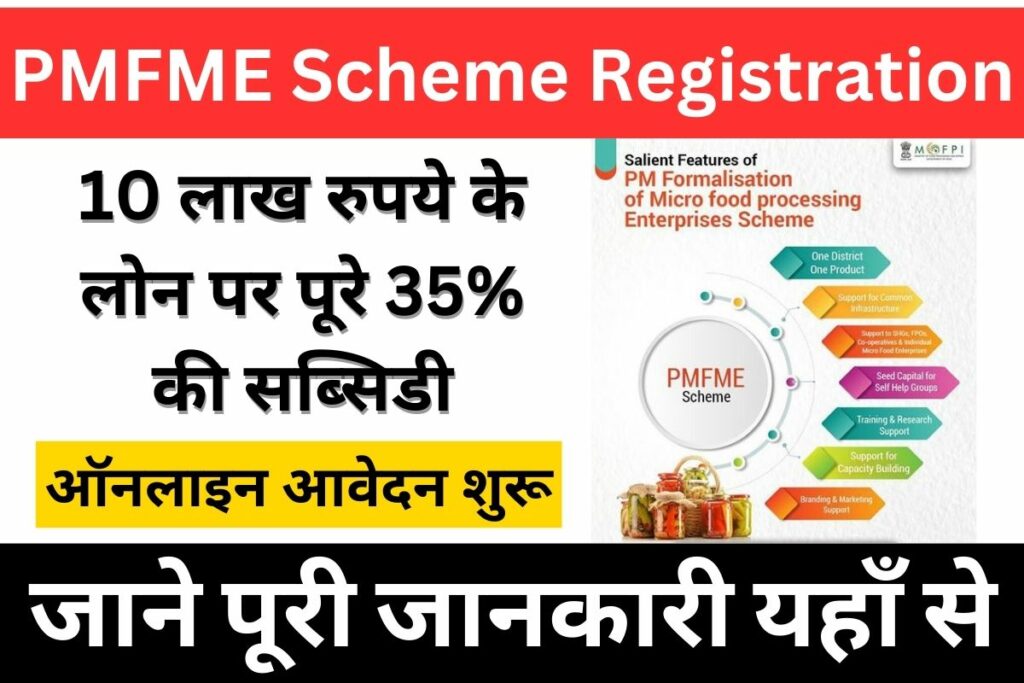 PMFME Scheme 2024 Online Apply | ₹10 लाख रुपये के लोन पर पूरे 35% की ...