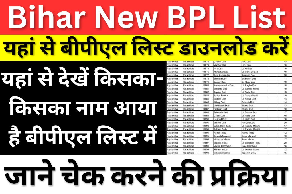 Bihar New BPL List Download 2023