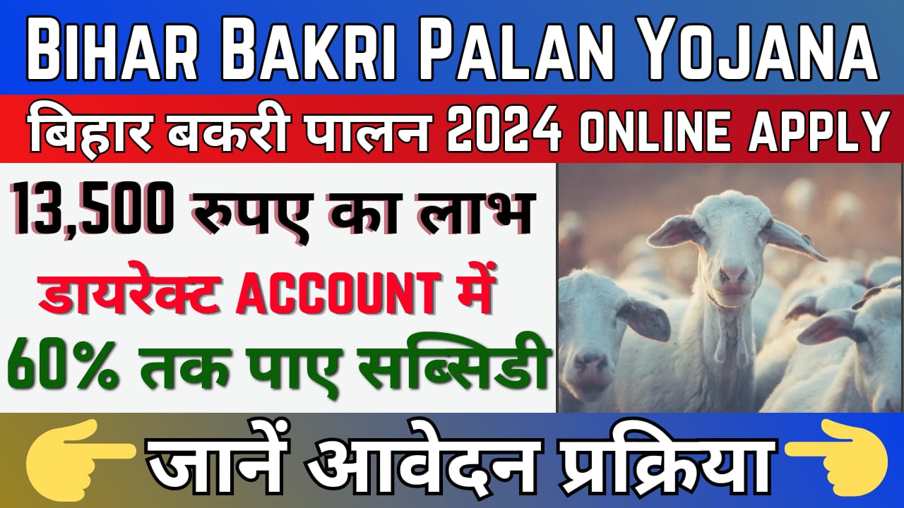 Bihar Bakri Palan Yojana 2024