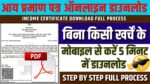Income Certificate Download