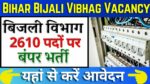 Bihar Bijali Vibhag Vacancy 2024