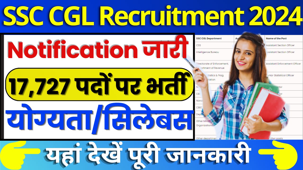 SSC CGL Recruitment 2024 Online Apply