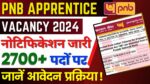 PNB Apprentice Recruitment 2024 Online Apply – Official