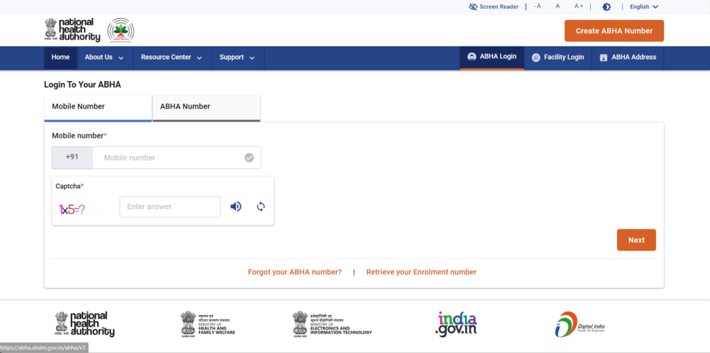 ABHA Card Online Download