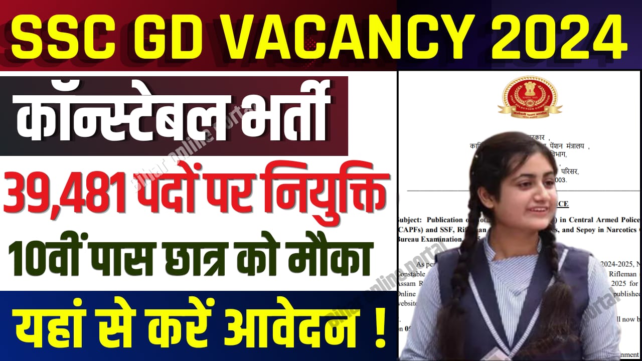 SSC GD Vacancy 2024